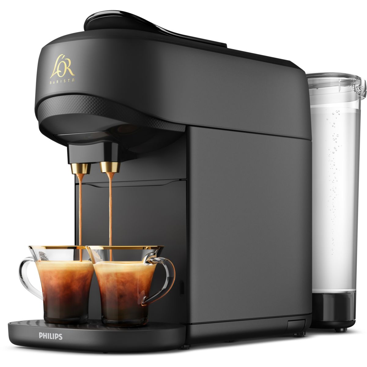Cafetière à dosette L'Or Barista Absolu LM9512/60 – Cafés chauds ou glacés, PHILIPS