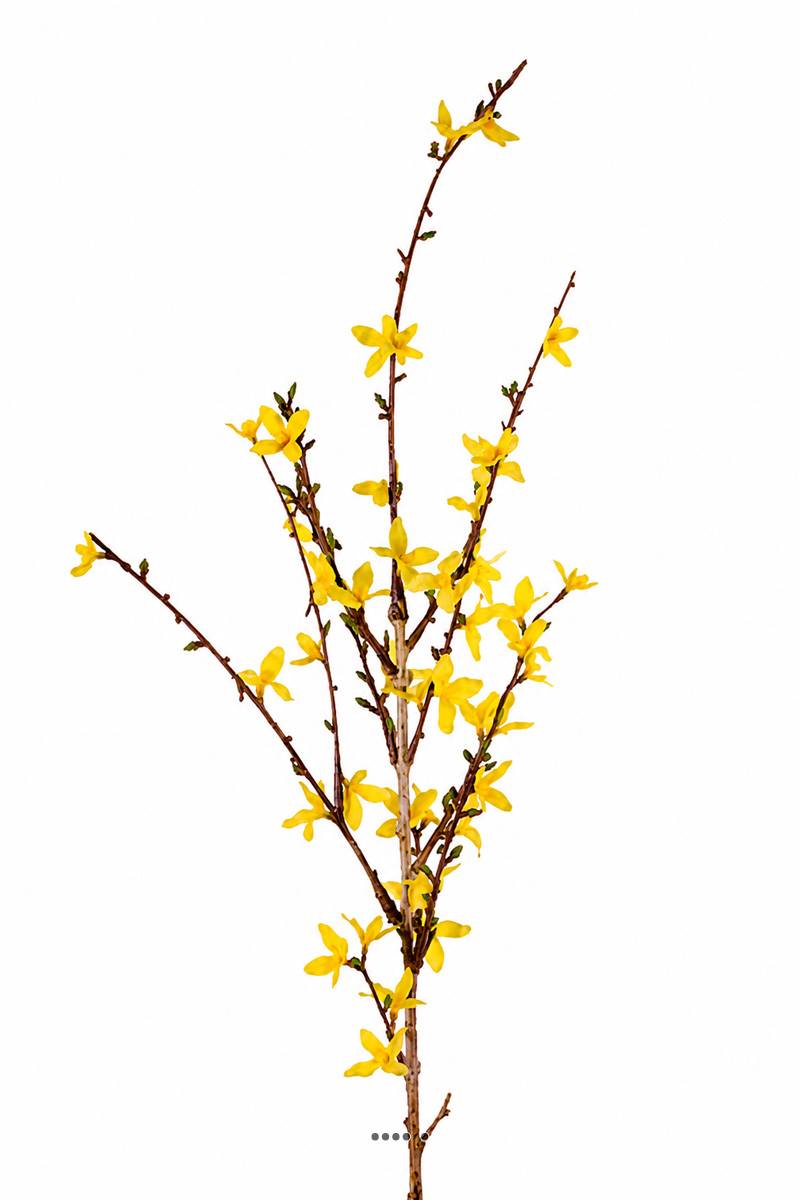 Branche de Forsythia artificiel Jaune H 88 cm, ARTIFICIELLES