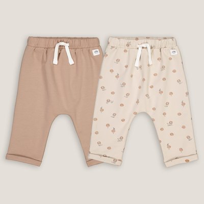Pack of 2 Joggers in Cotton LA REDOUTE COLLECTIONS
