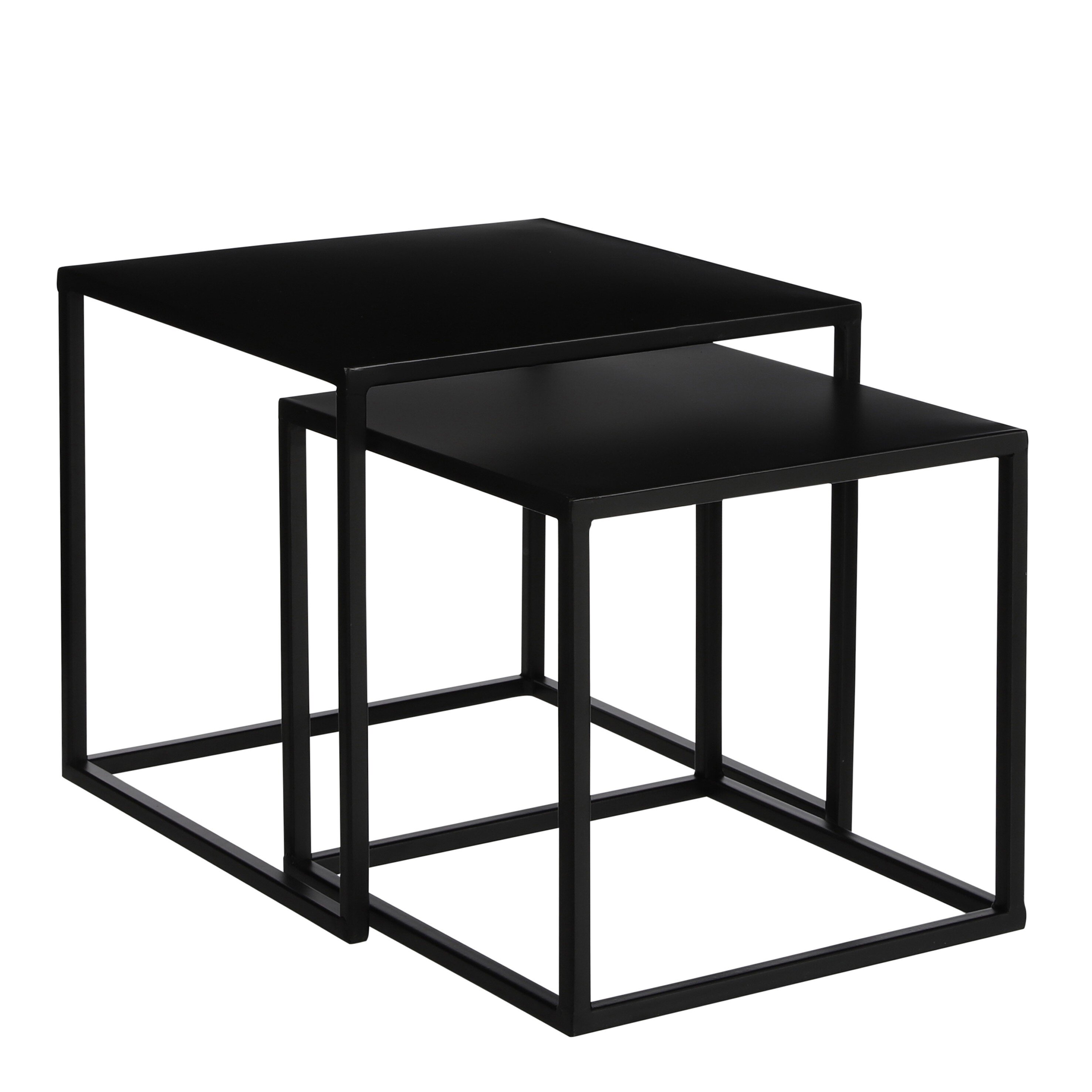 Lot de 2 tables d'appoint GOA, MICA DECORATIONS