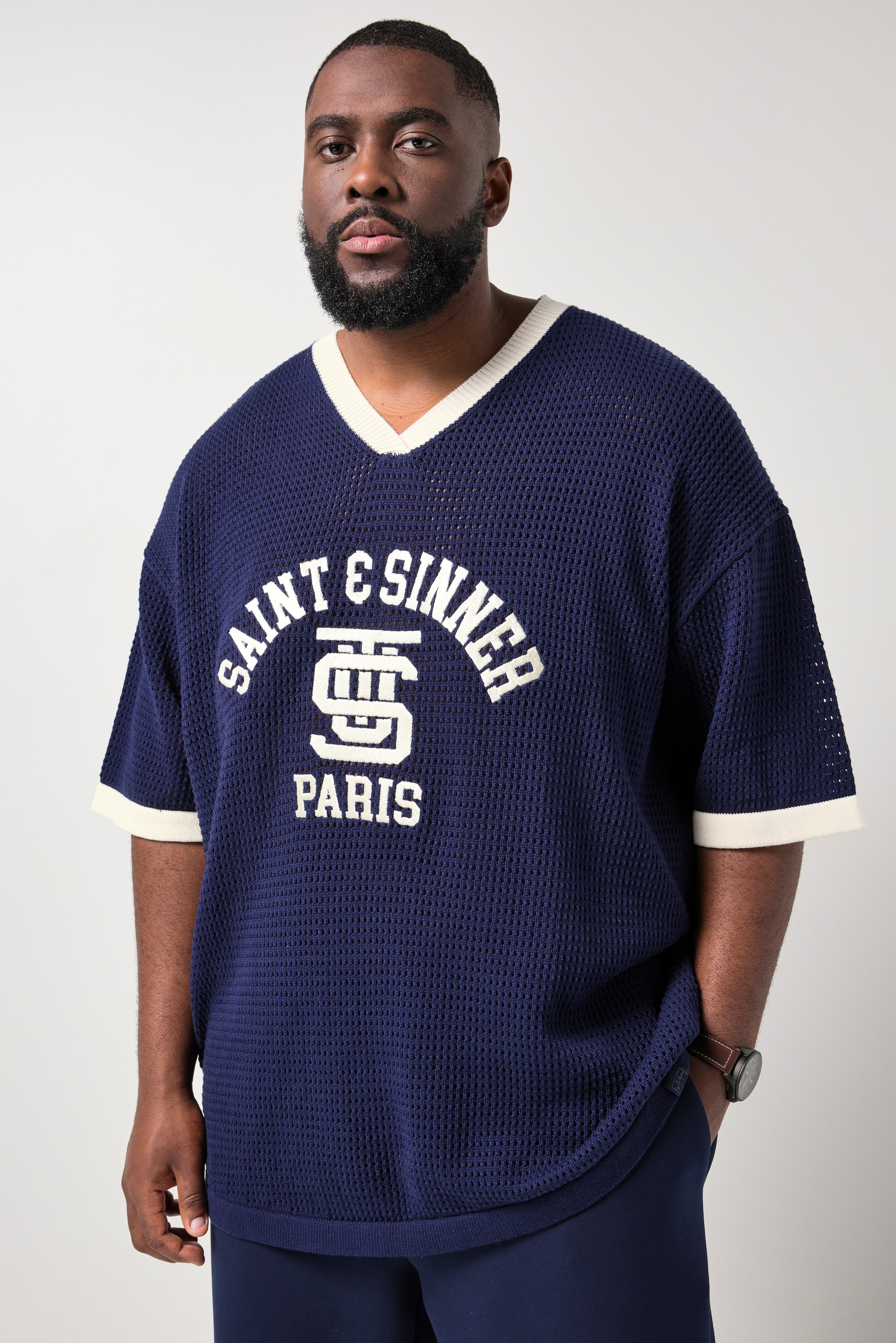 T-shirt, maille en mesh, STHUGE