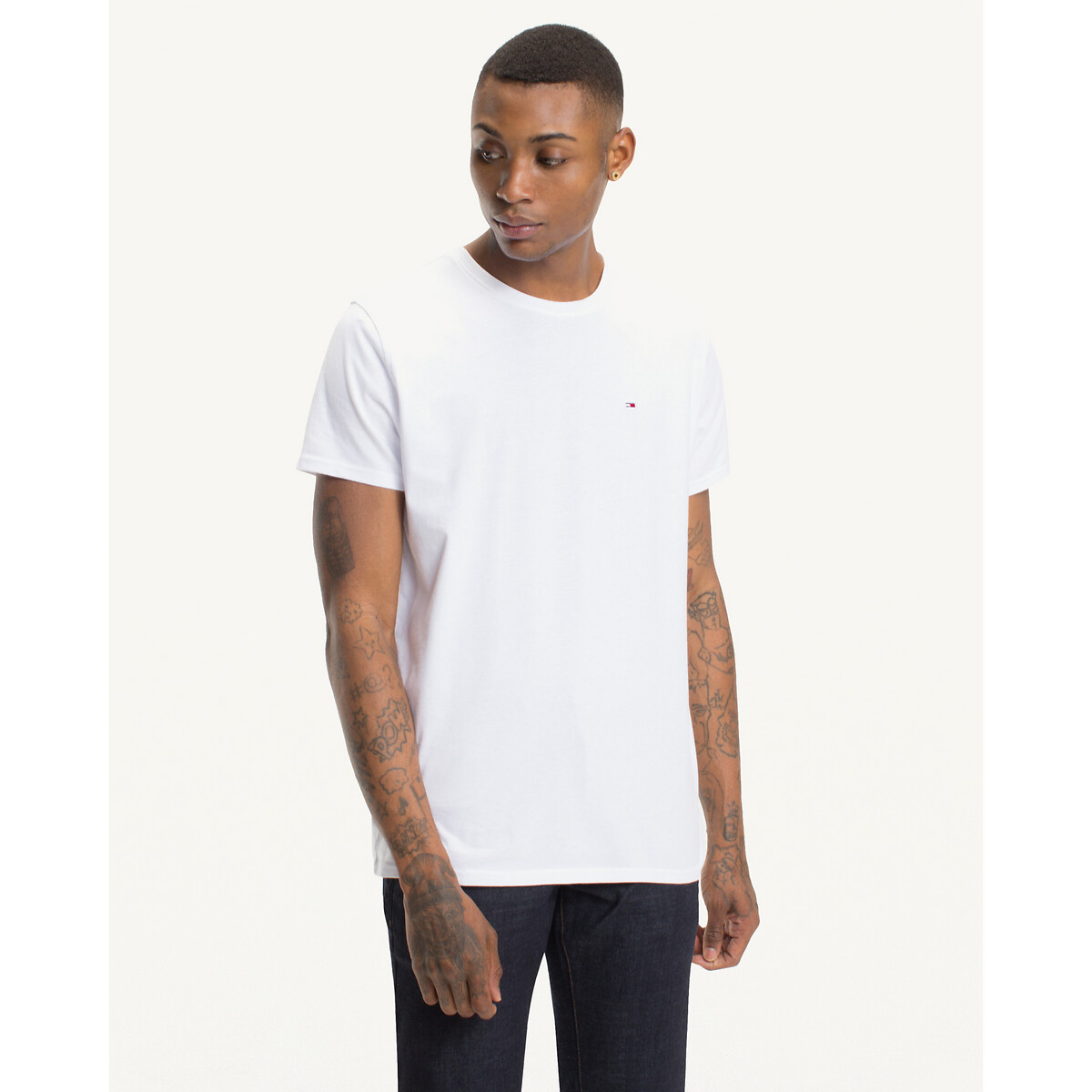 T-shirt Original em jersey, gola redonda