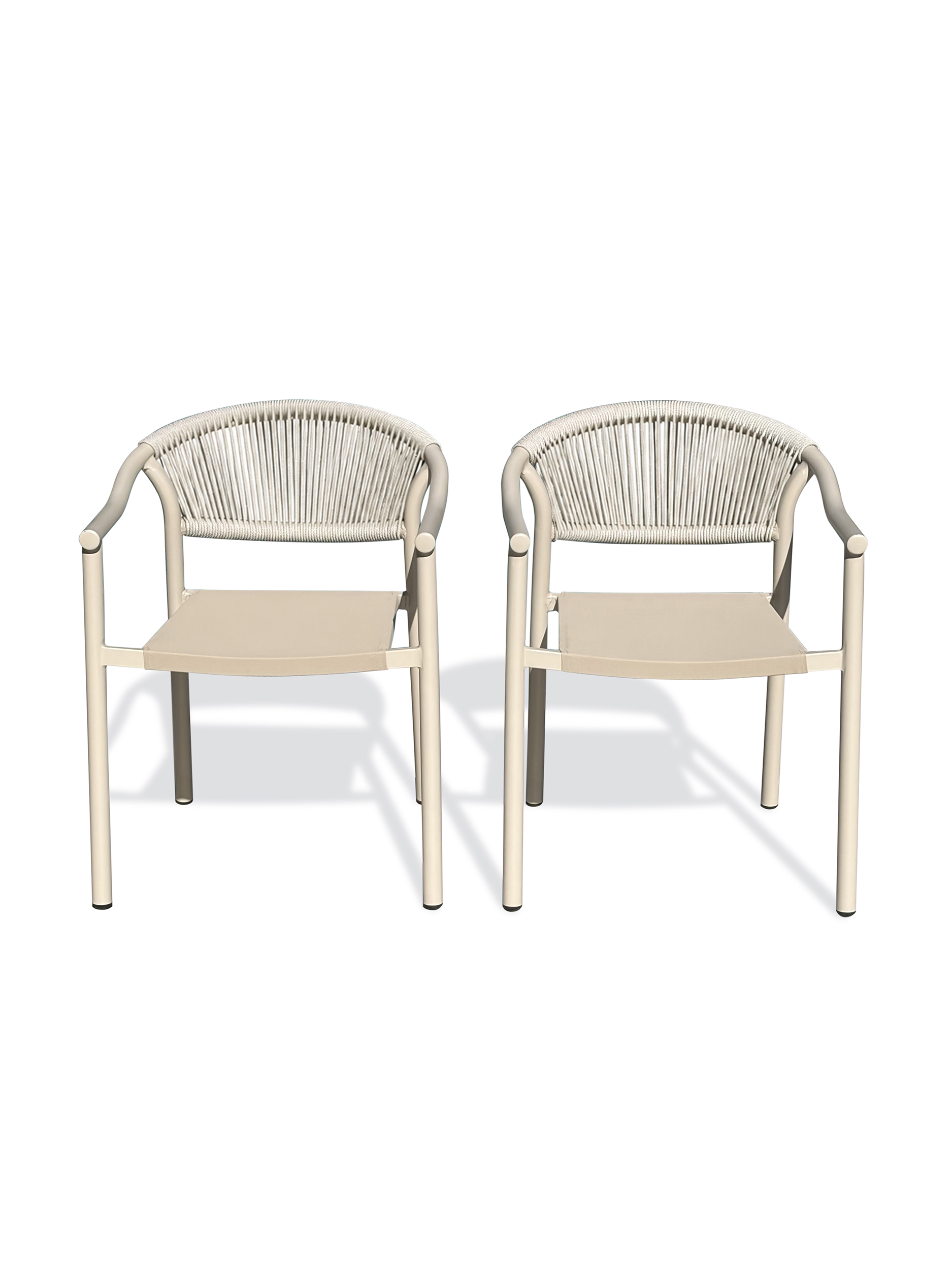 Lot de 2 fauteuils de jardin SUMBA, DCB GARDEN