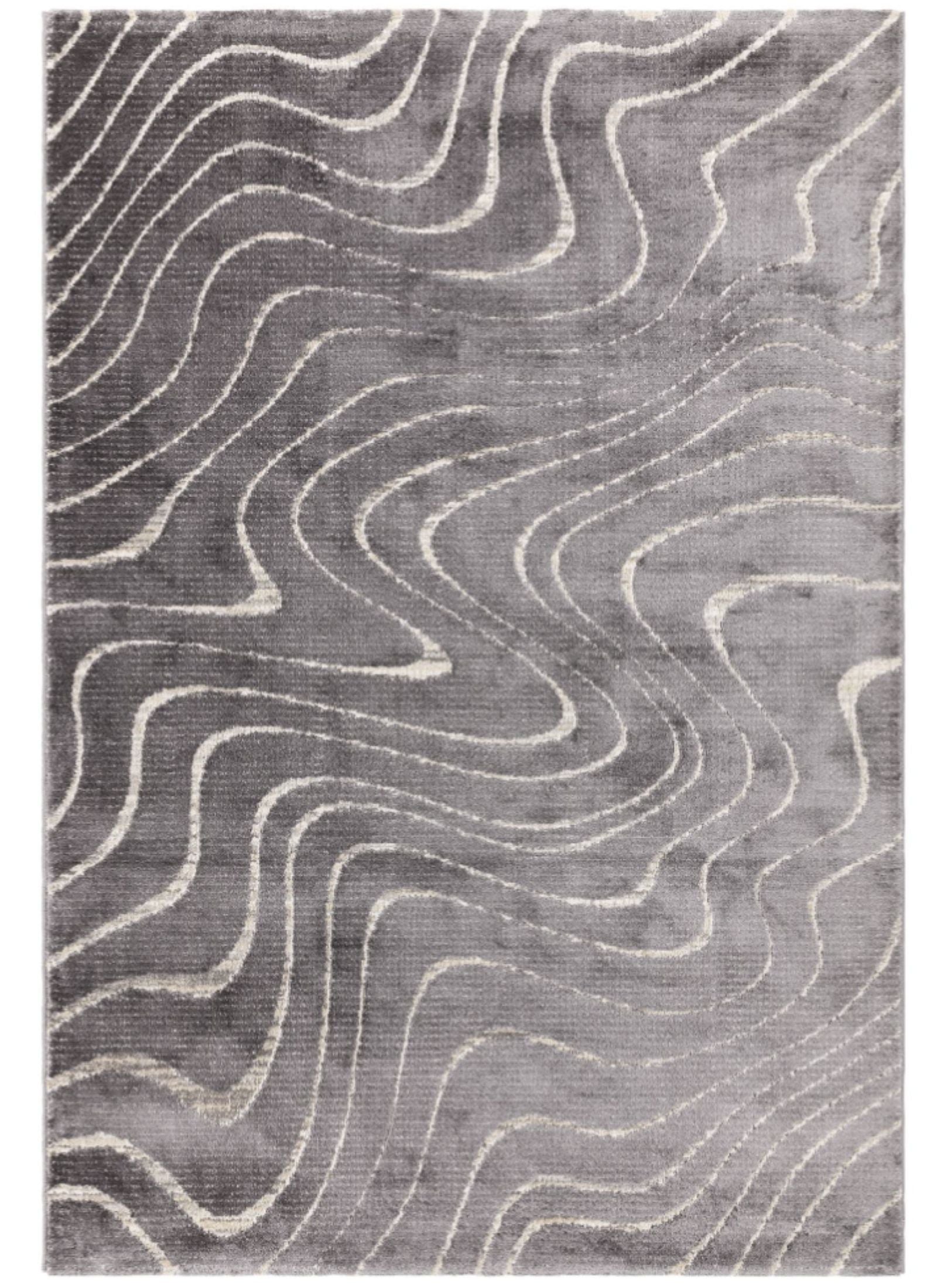 Tapis tissé plat moderne WAVES, NOVATREND