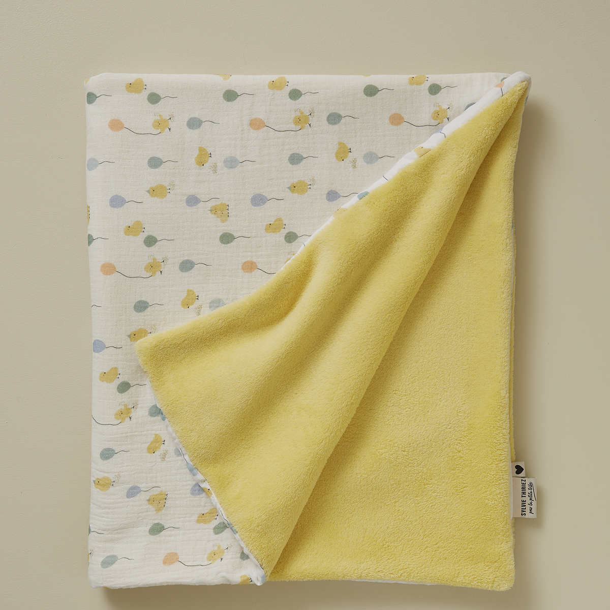Plaid enfant PIOU PIOU, SYLVIE THIRIEZ