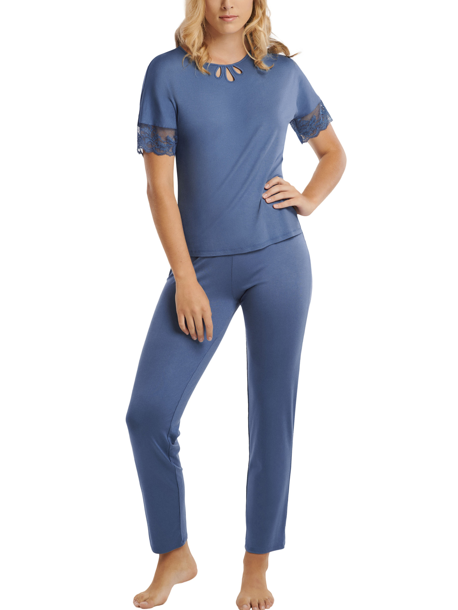 Pyjama pantalon top manches courtes Juliette, LISCA