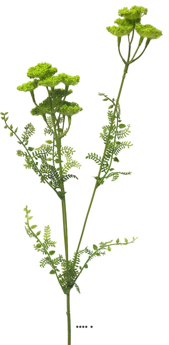 Achillée artificielle en tige, H 52 cm Vert, ARTIFICIELLES