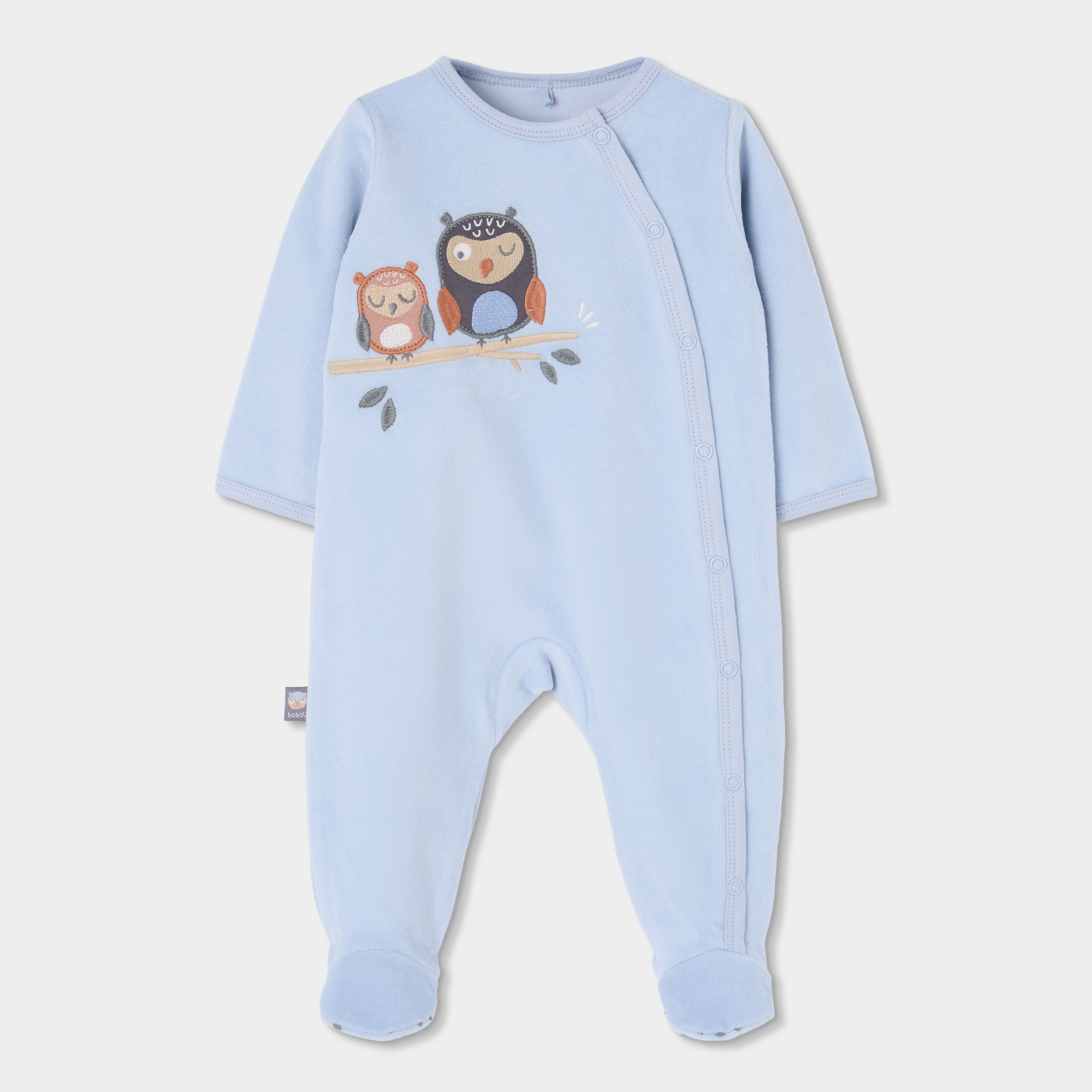 Combipilote bébé broderie hiboux, BOBOLI