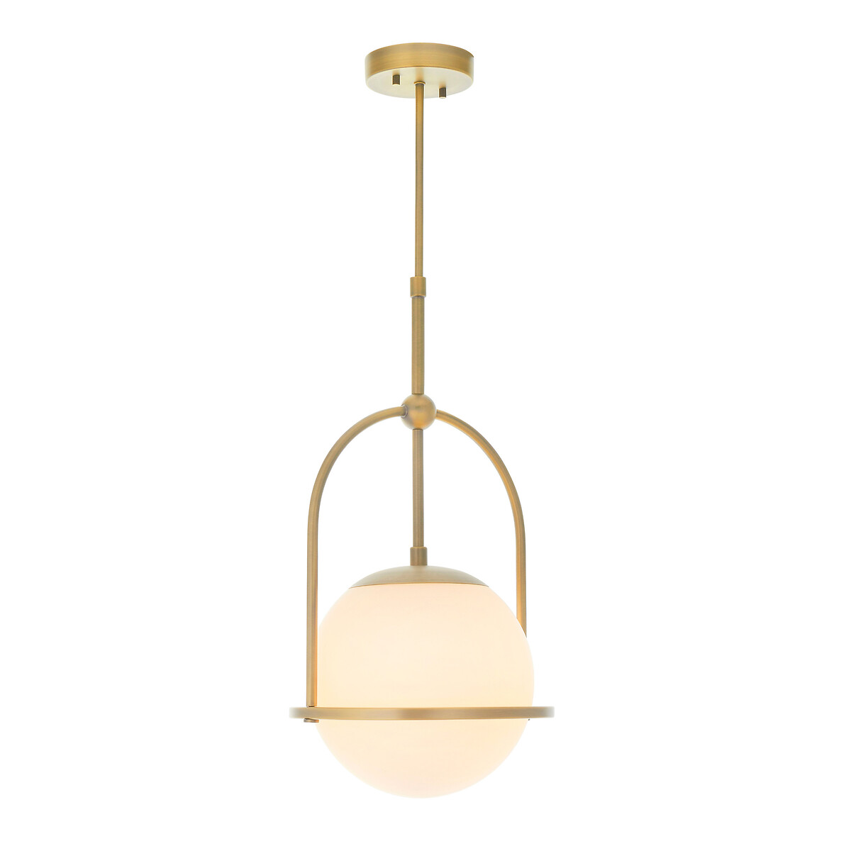 Bolton White Glass Pendant Light, ÉDITÉ