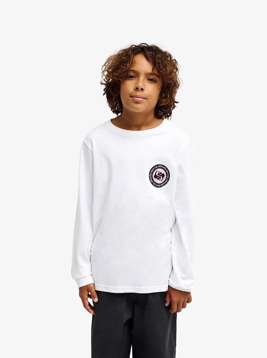 T-shirt à manches longues, imprimé dos, QUIKSILVER