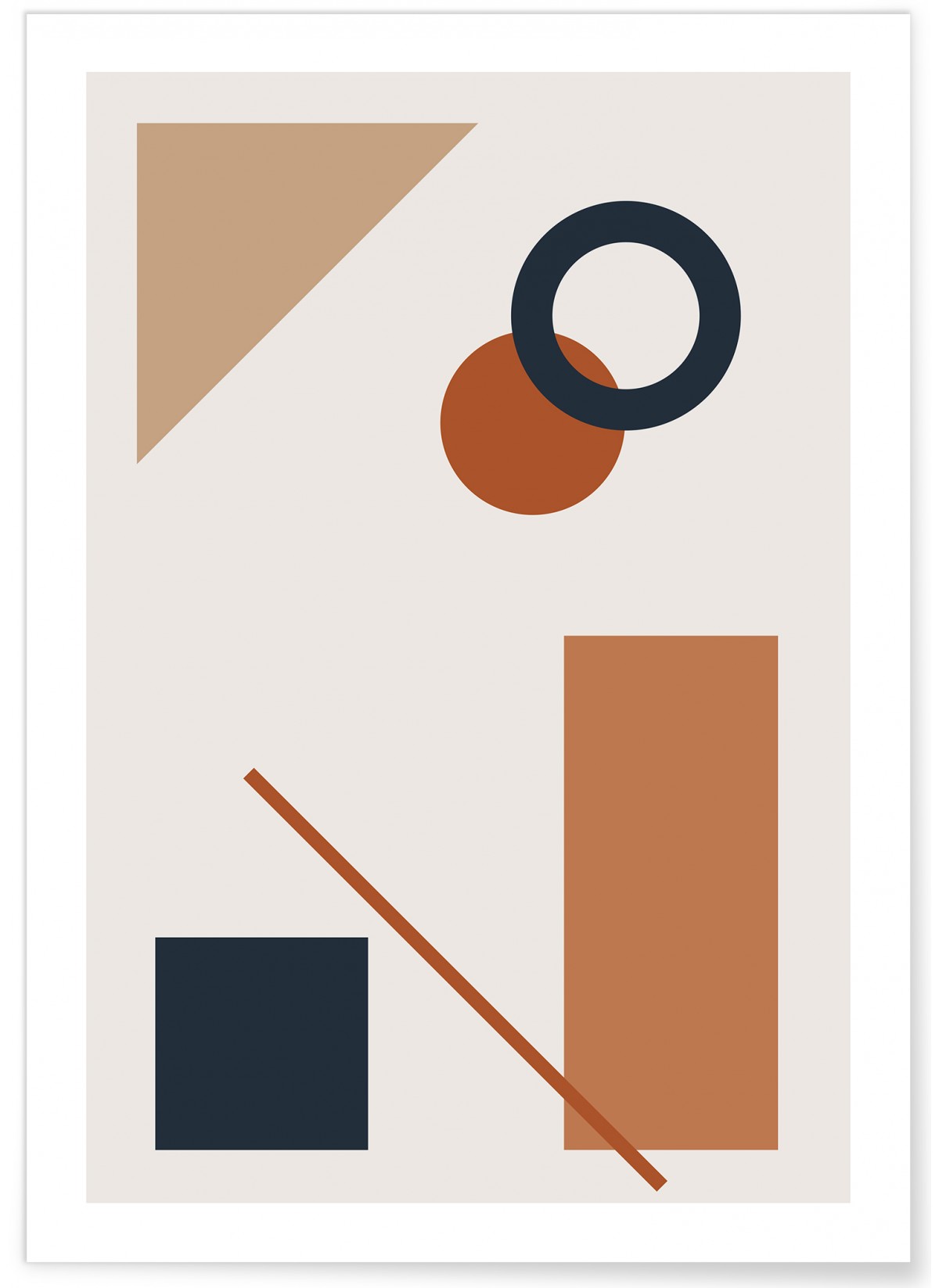 Affiche Abstract Figures 2, L'AFFICHERIE