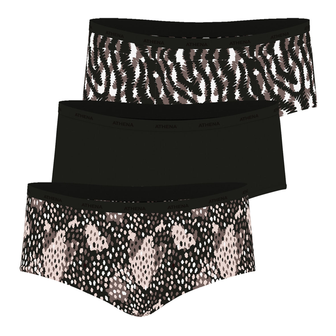 Boxers, lot de 3, ECOPACK BASIC, ATHENA