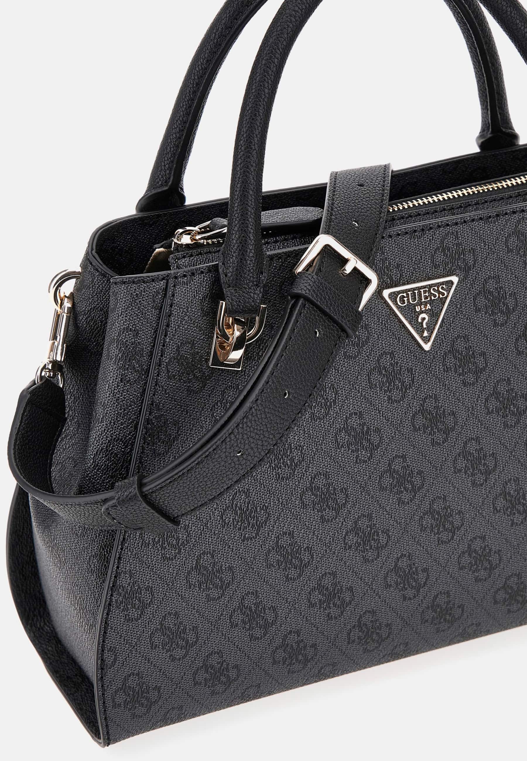 SAC À MAIN GUESS JONSI - FOURRE-TOUT NOIR MULTICOLORE - TAILLE MÉDIUM - NEUF AVEC ÉTIQUETTES
