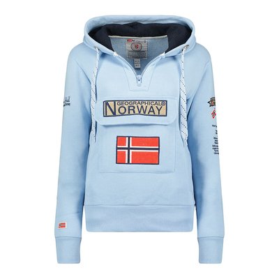 Gymclass Embroidered Logo Hoodie in Cotton Mix GEOGRAPHICAL NORWAY