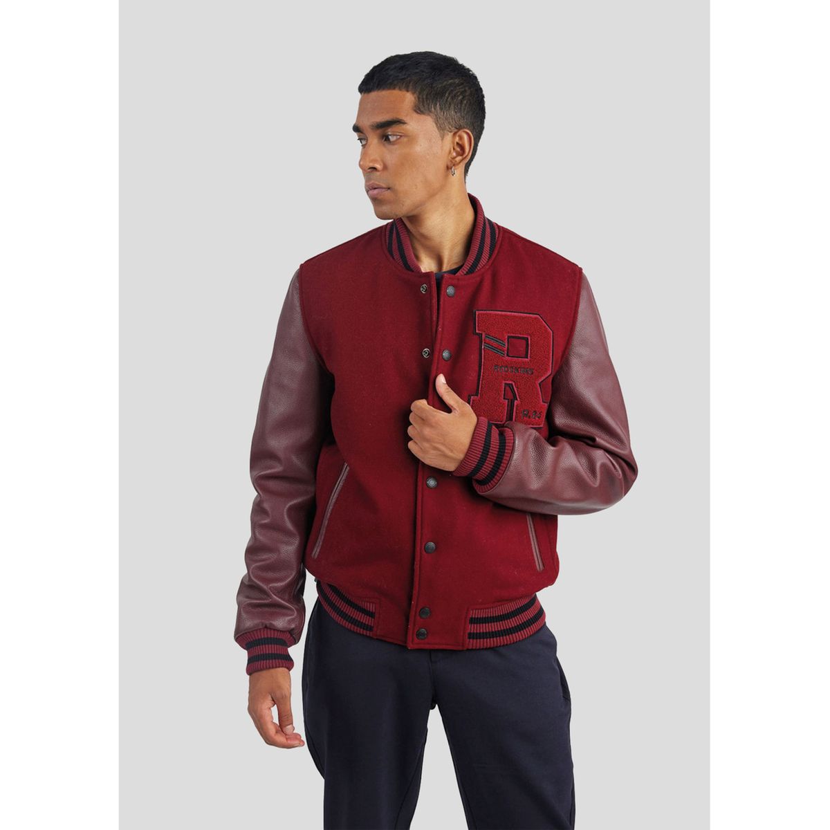 Veste homme rouge discount bordeaux