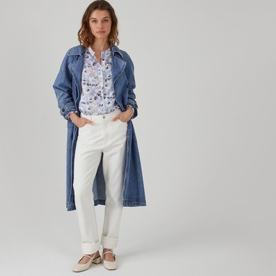 Denim-Trenchcoat aus Lyocell/Baumwolle LA REDOUTE COLLECTIONS