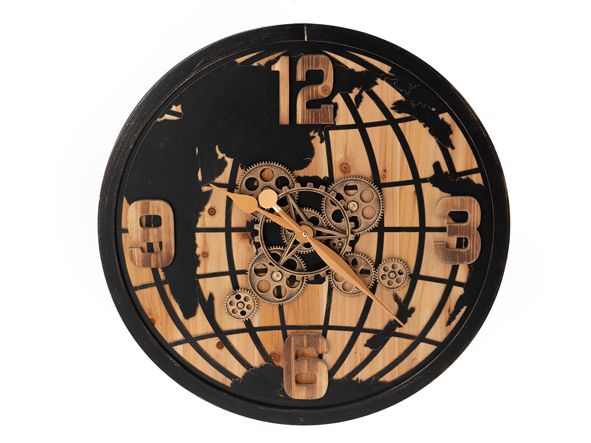 Horloge Monde Ø 65 cm, AMADEUS