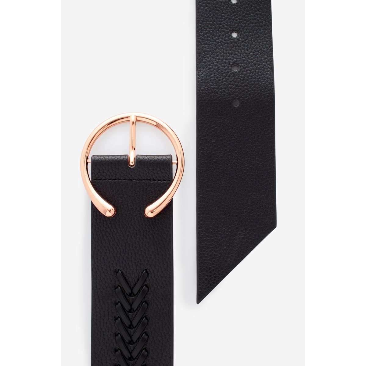 Ceinture large à détail tressé, NEXT