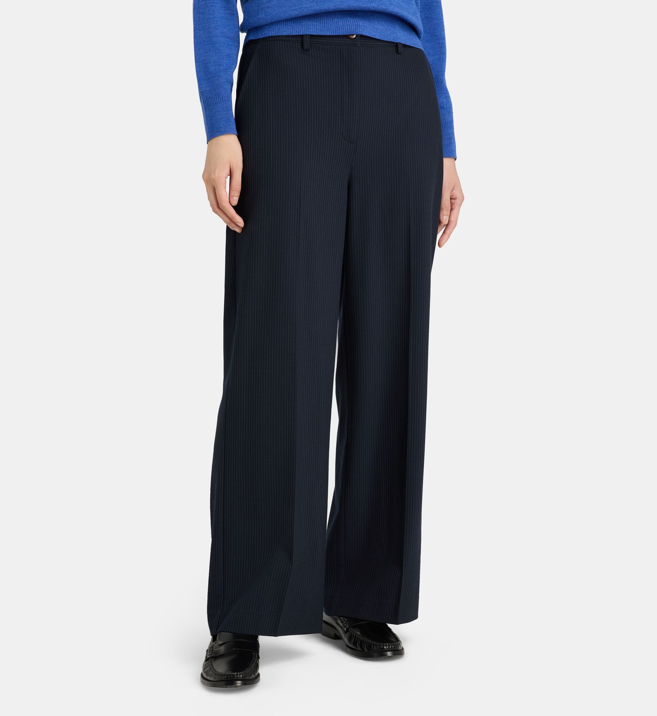 Pantalon large myster pli rayures, JODHPUR