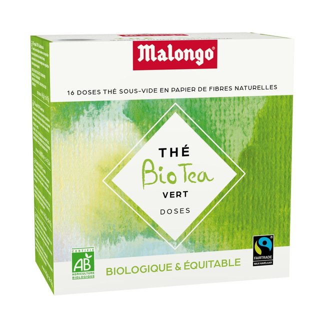 Thé vert bio en dosette Malongo