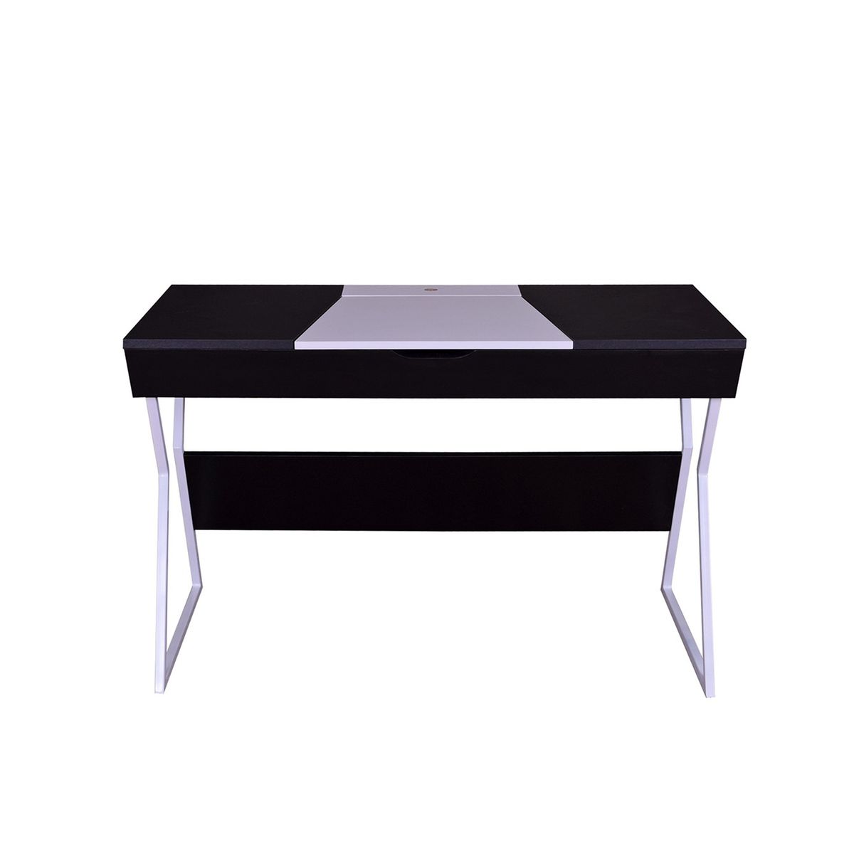 bureau noir et blanc design contemporain