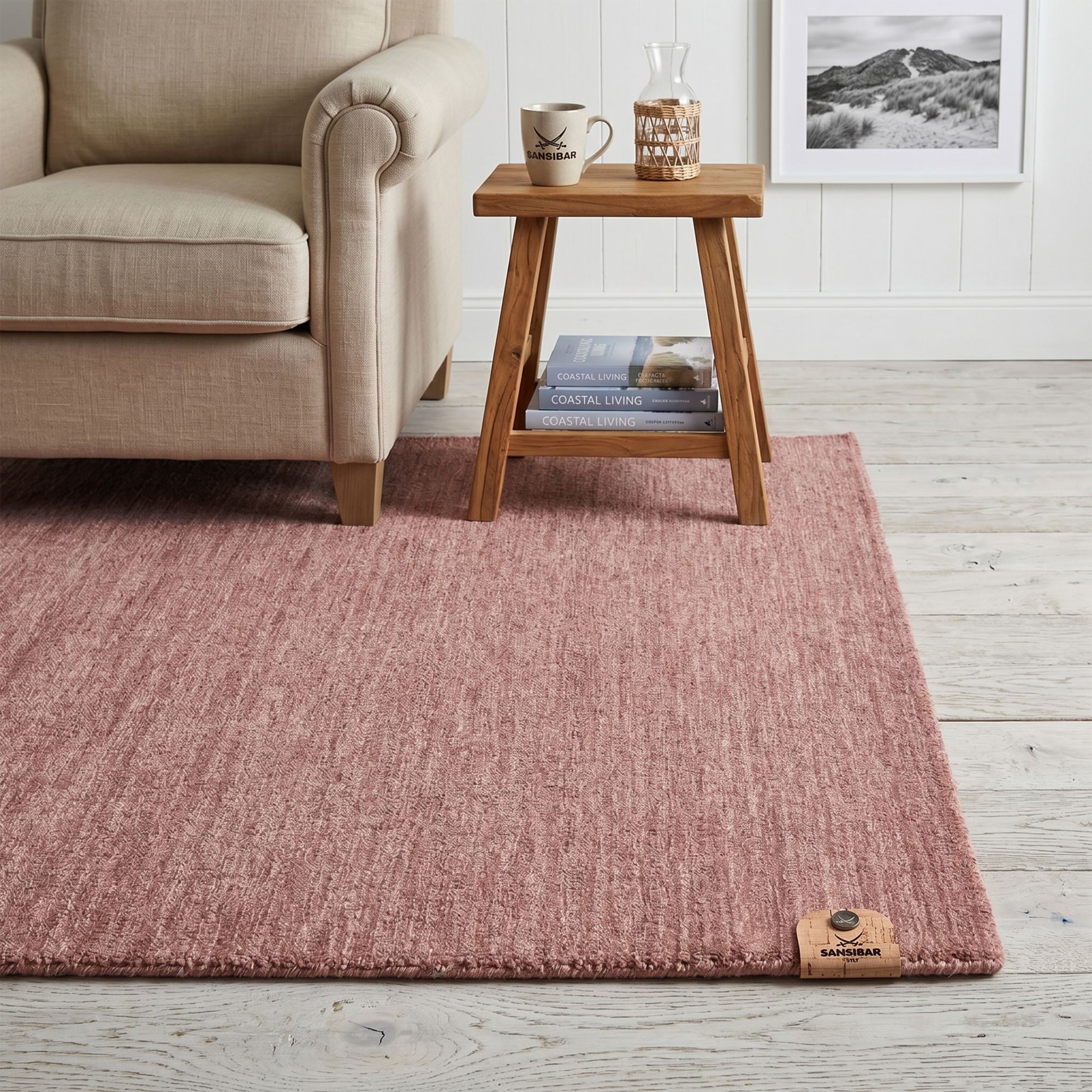 Tapis tissé main en laine vierge - LIST, THEKO
