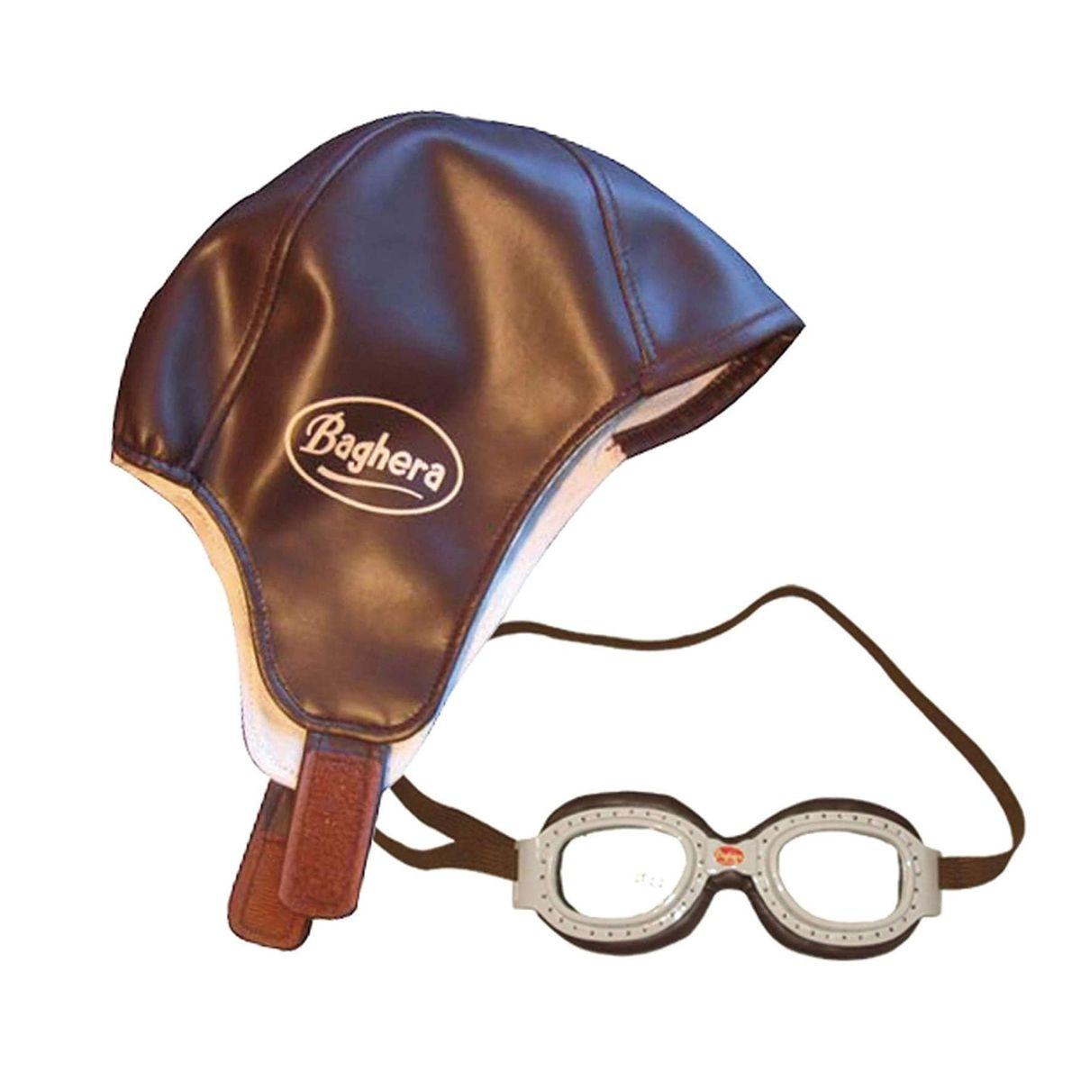 Panoplie pilote vintage marron, BAGHERA