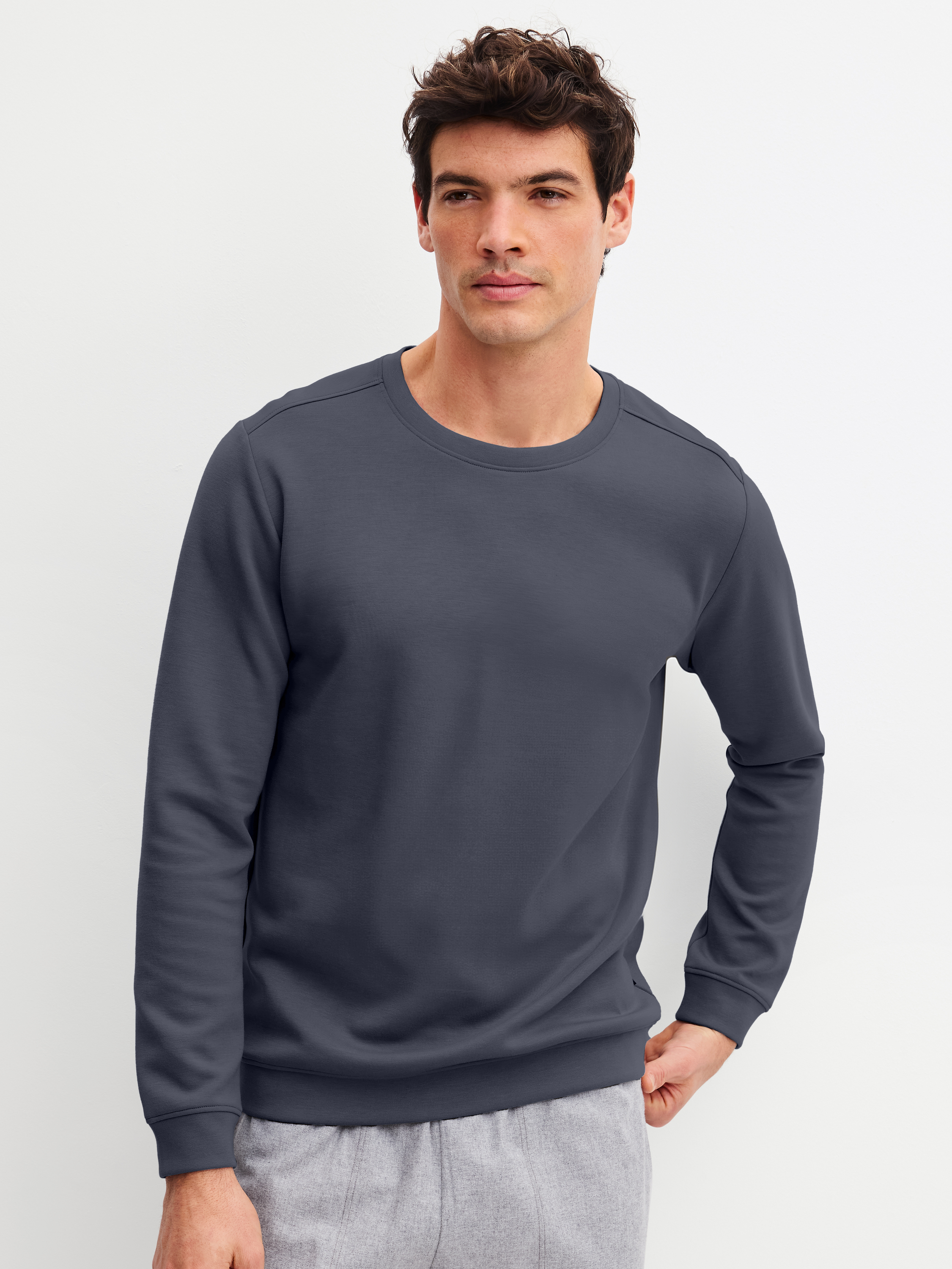 Sweat-shirt manches longues Coton RMX LOUNGE CASUAL, CALIDA