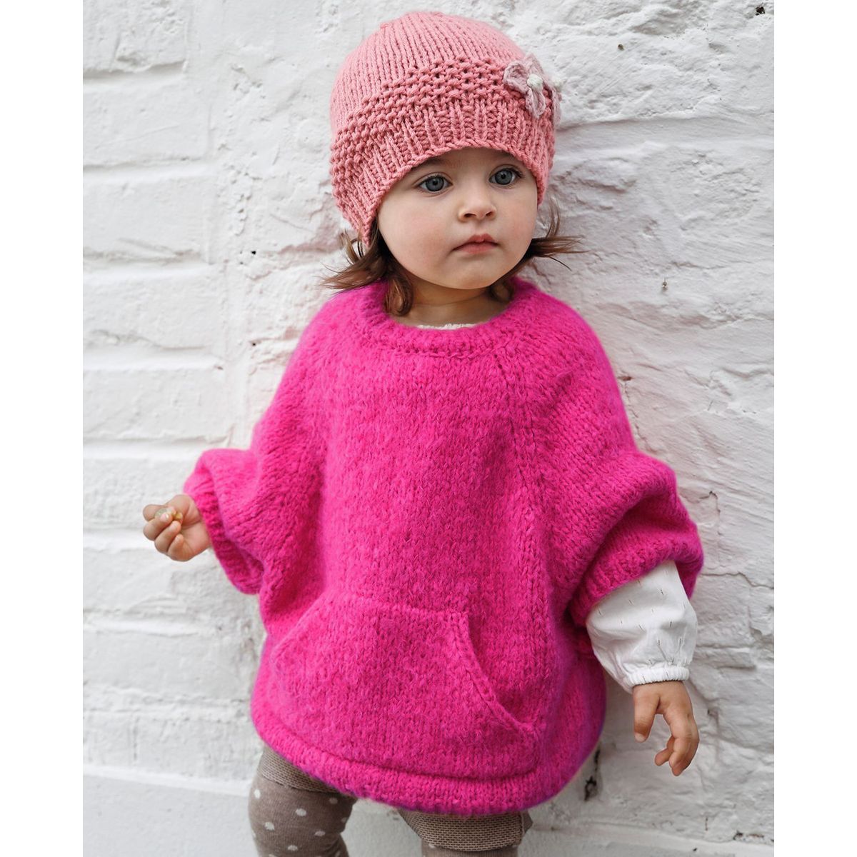 Fiche Modele Pdf Poncho Phil Gourmand Fuchsia Phildar La Redoute