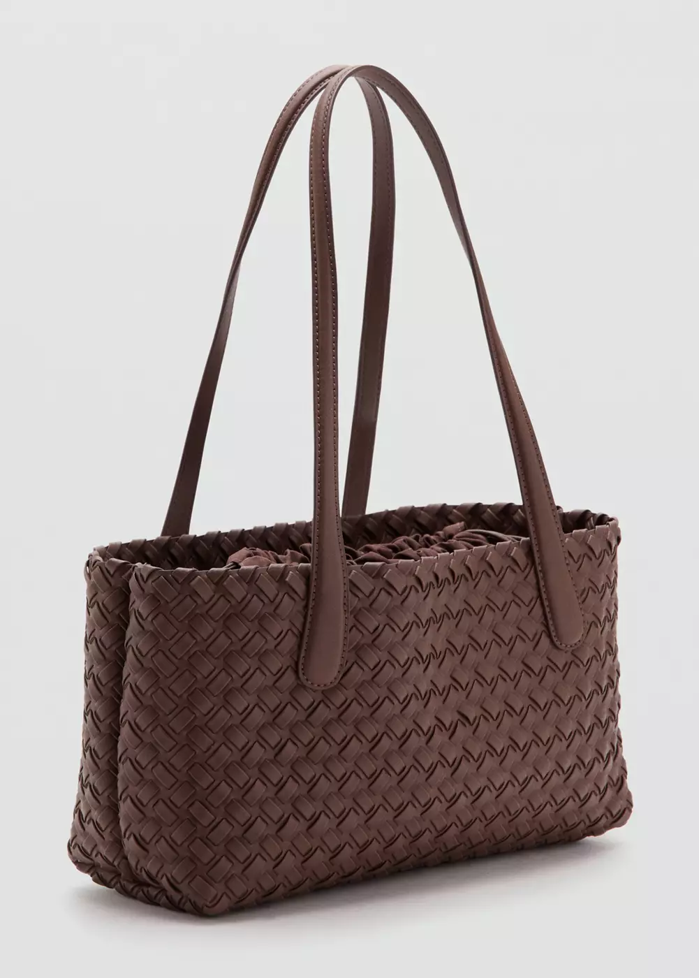 Sac tote tressé, MANGO