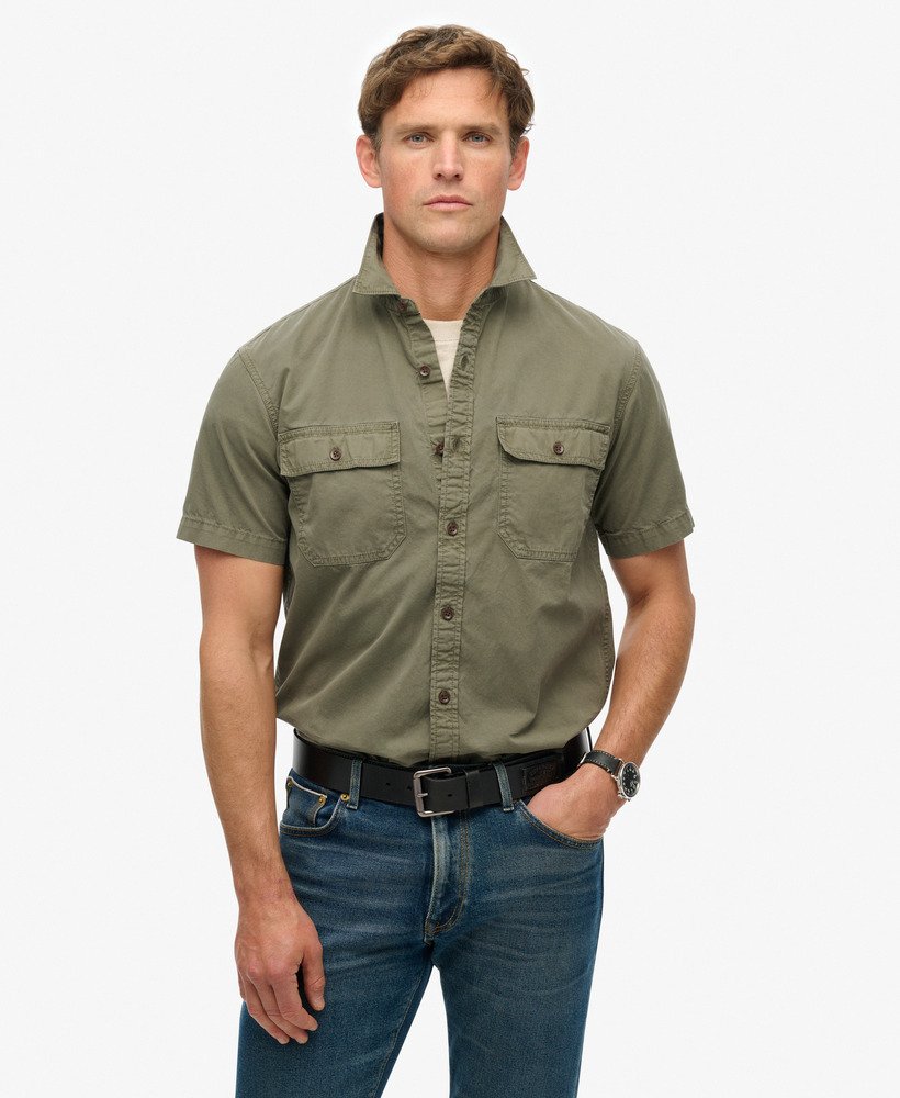 Chemise militaire à manches courtes, SUPERDRY