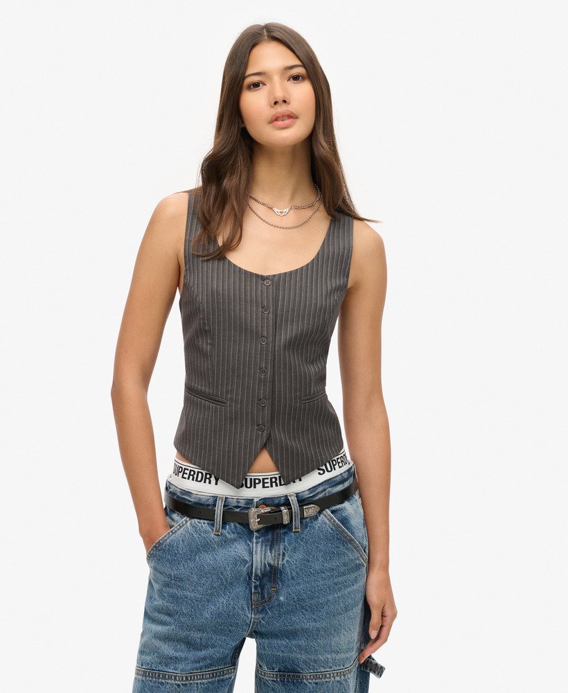 Gilet au dos satiné, SUPERDRY