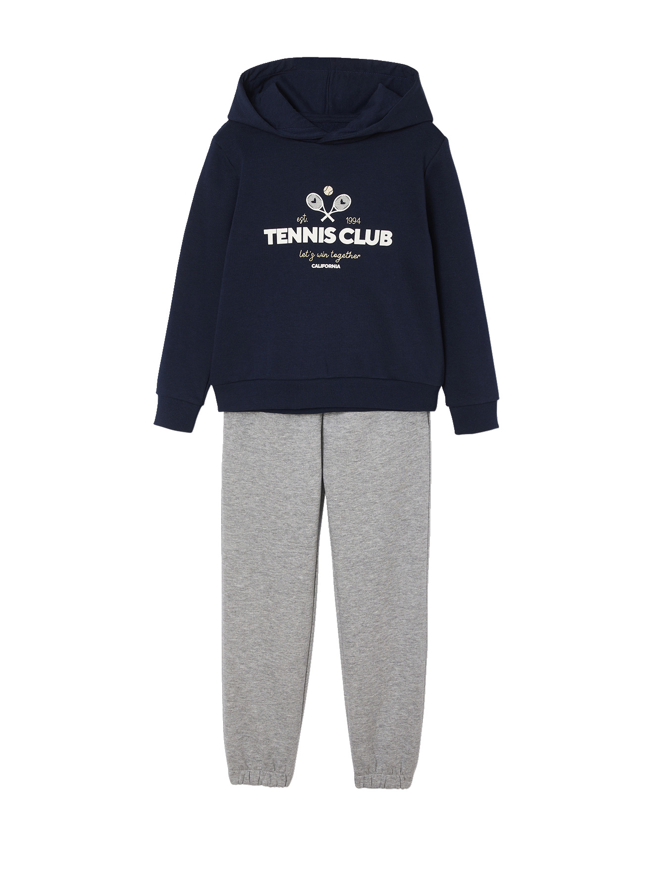 Ensemble sport sweat à capuche et jogging, VERTBAUDET
