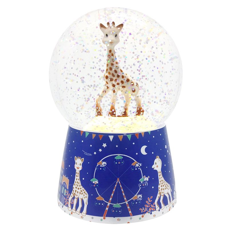Veilleuse Boule à Neige Musicale et lumineuse Sophie la girafe