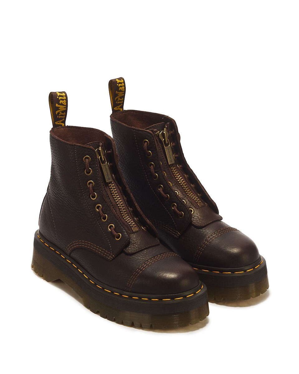 Stivali con zeppa Sinclair in pelle Ambassador, DR. MARTENS