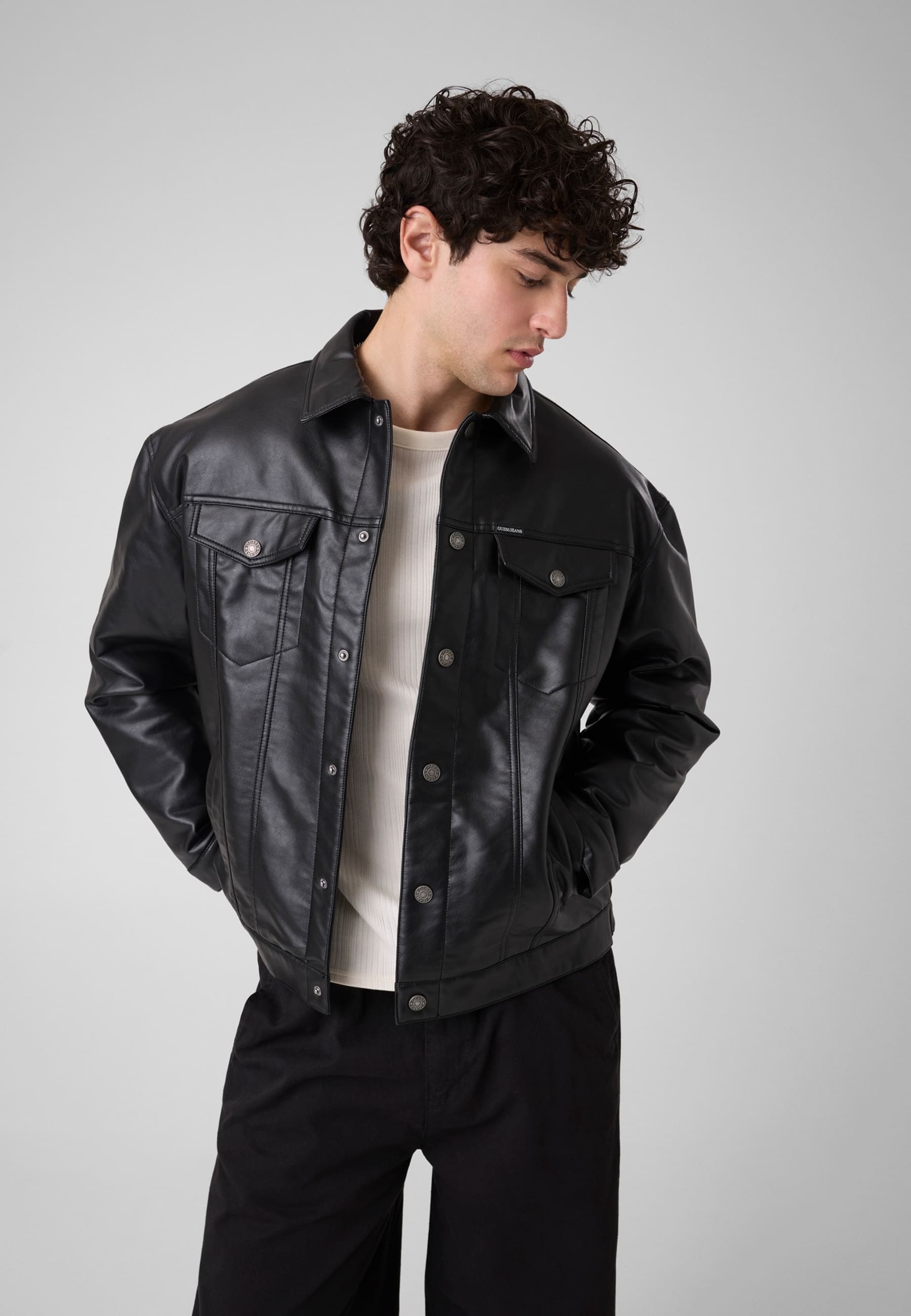 Veste En Simili Cuir, GUESS JEANS