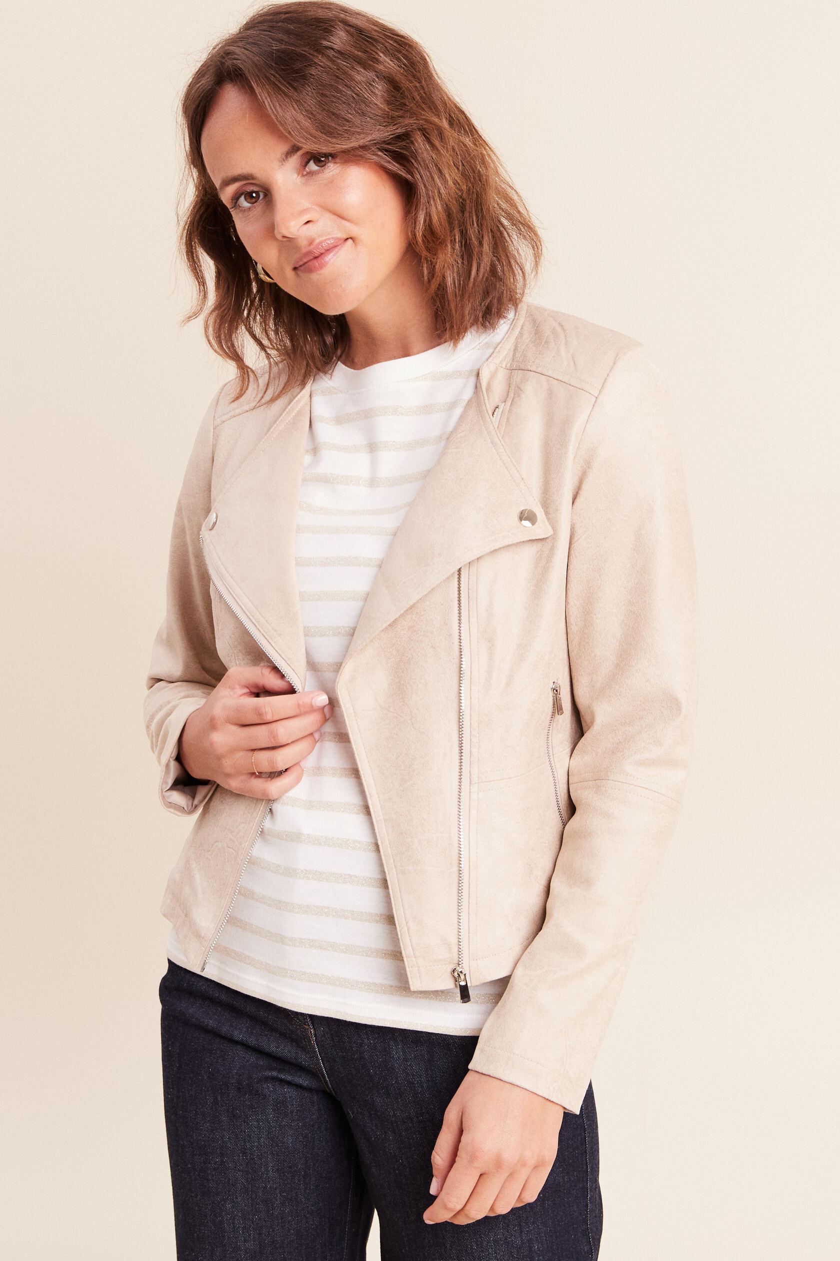 Veste droite zippée, BREAL