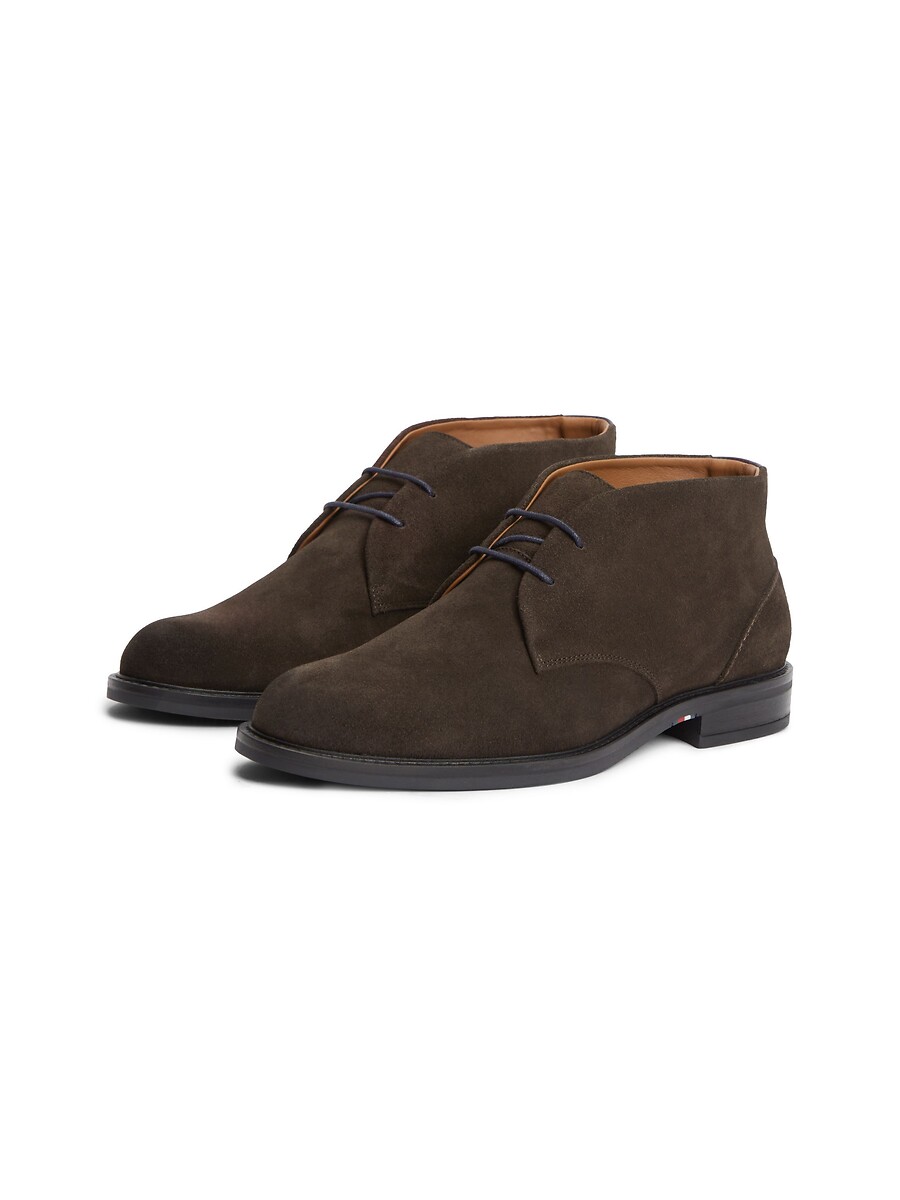 Tommy Hilfiger Botines de piel de ante con cordones — foto 3