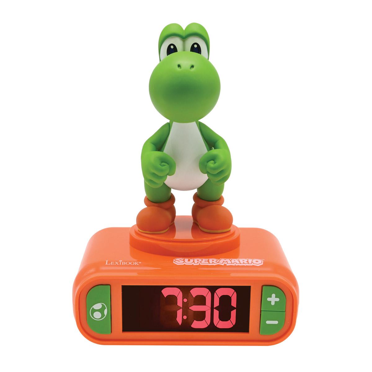 Réveil avec veilleuse Yoshi en 3D, LEXIBOOK