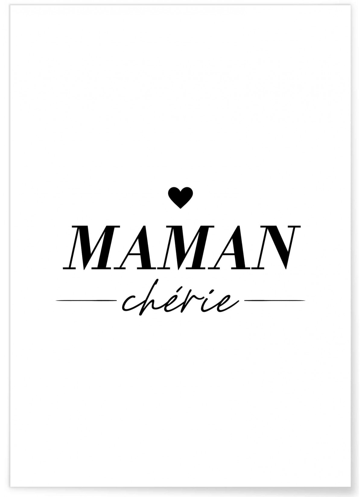 Affiche Maman chérie, L'AFFICHERIE