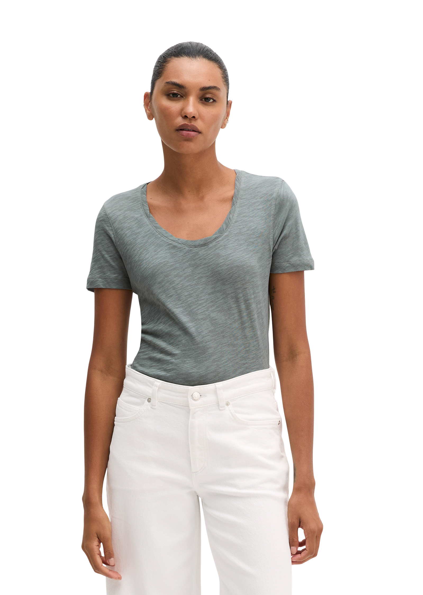 T-shirt DfC loose en jersey slub, MARC O'POLO