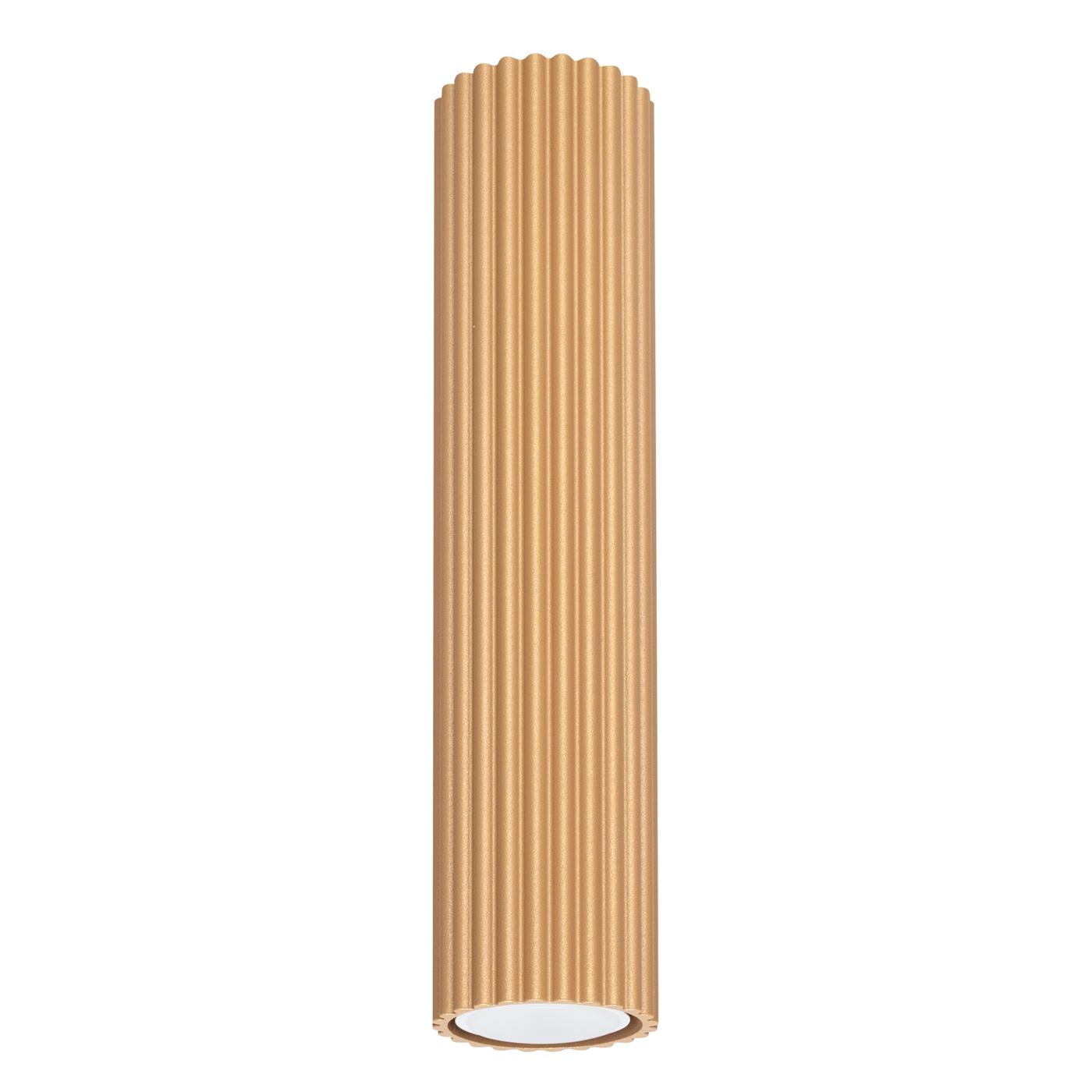 Plafonnier Aluminium Doré GU10 1 Karbon 30, EDEN