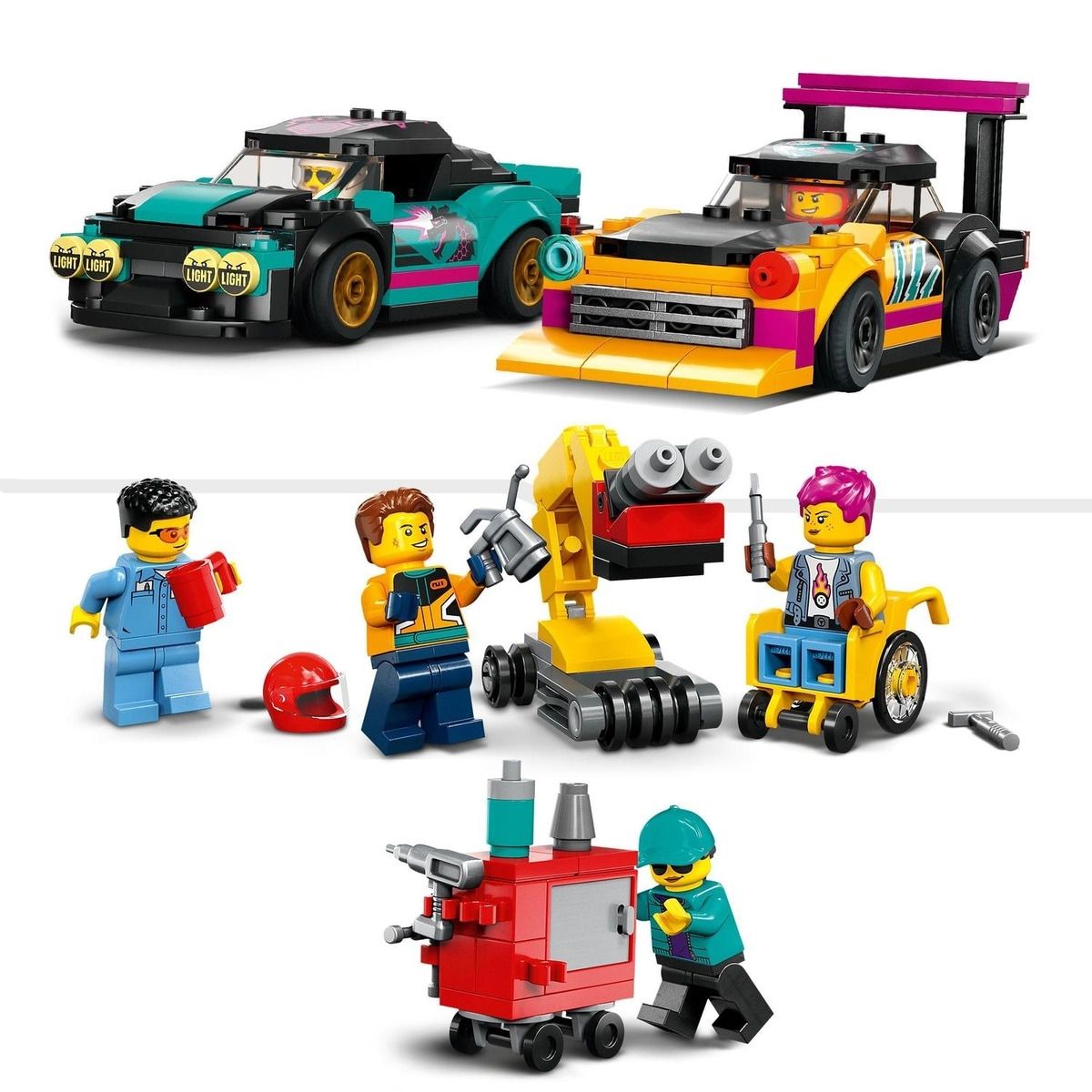 Le garage de customisation Lego