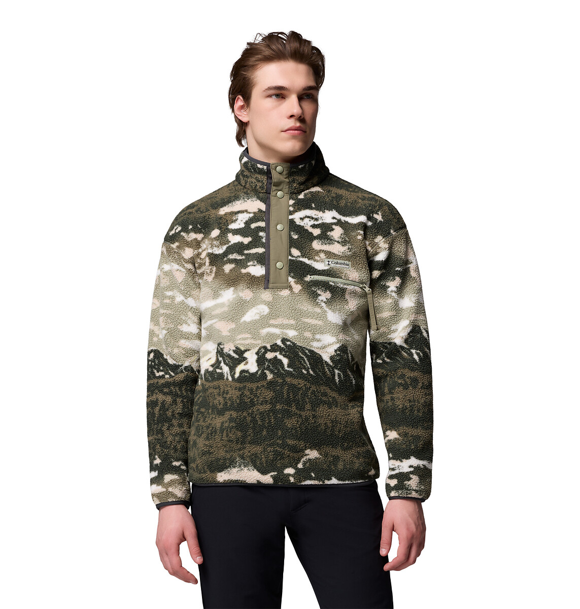 Sweat polaire col montant Helvetia Pinted Half