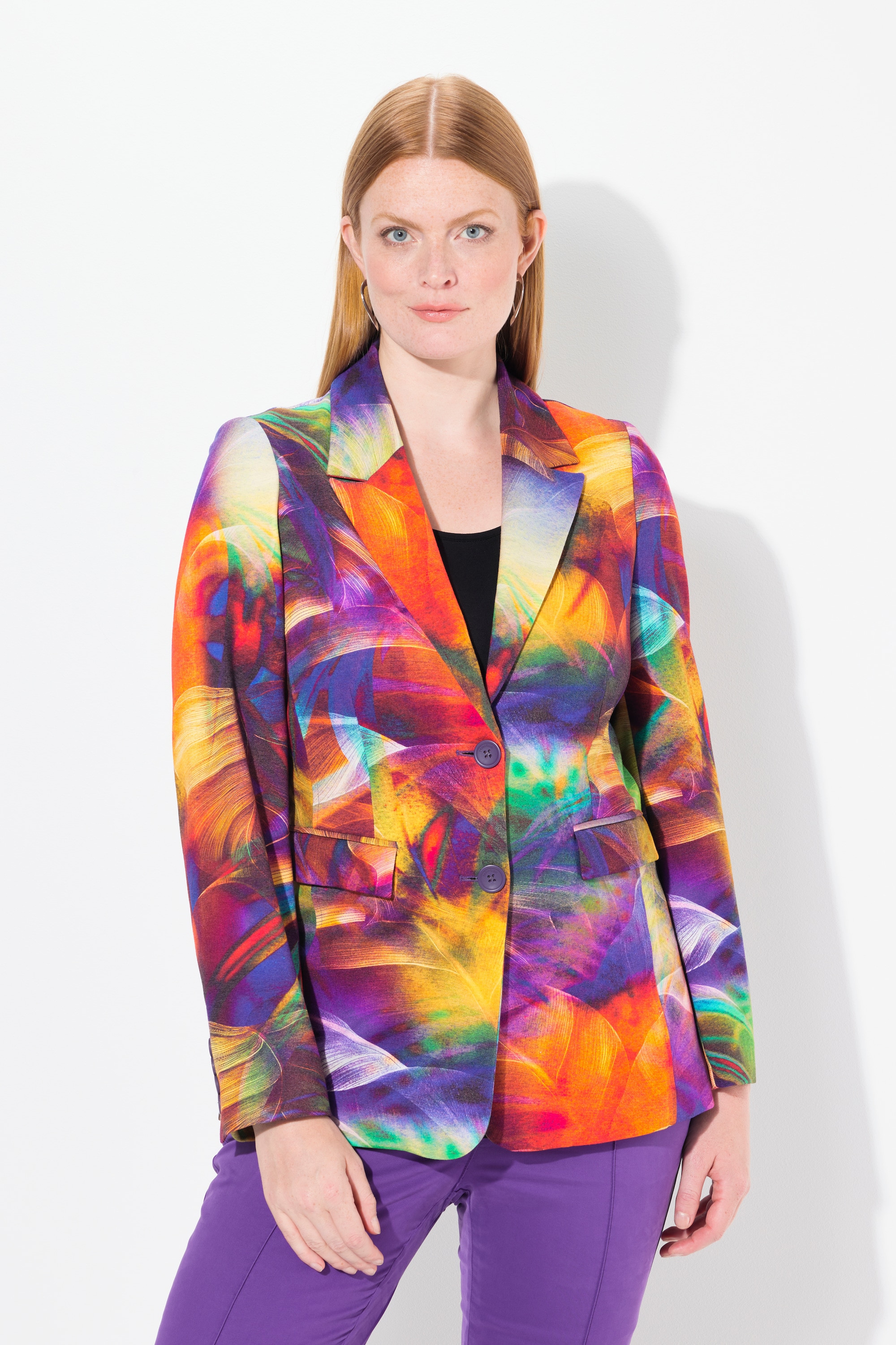 Blazer Point de Rome avec col à revers et, ULLA POPKEN