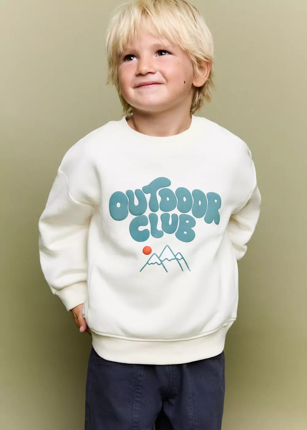 Sweat-shirt coton imprimé, MANGO BABY