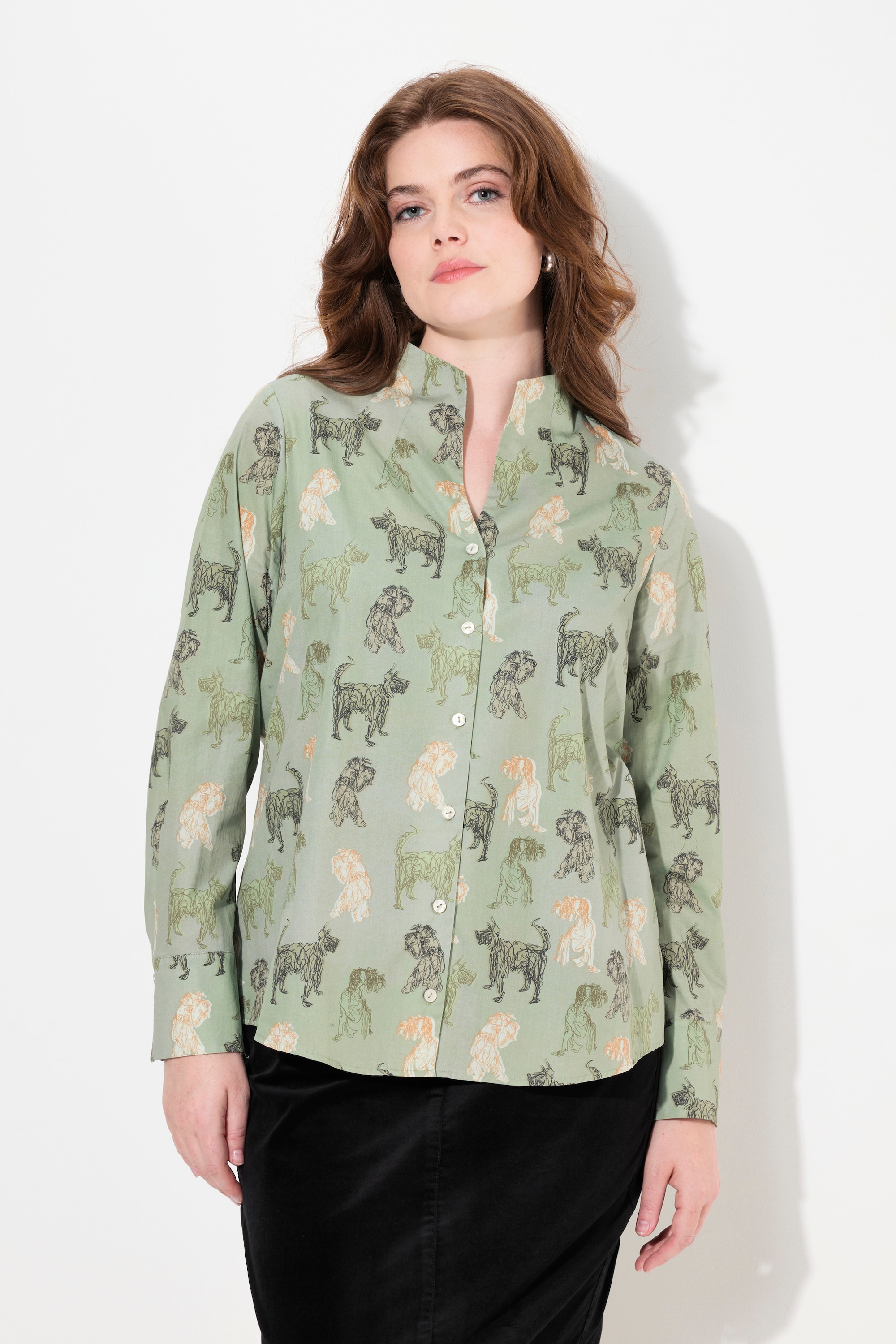 Chemisier motif champêtre, ULLA POPKEN