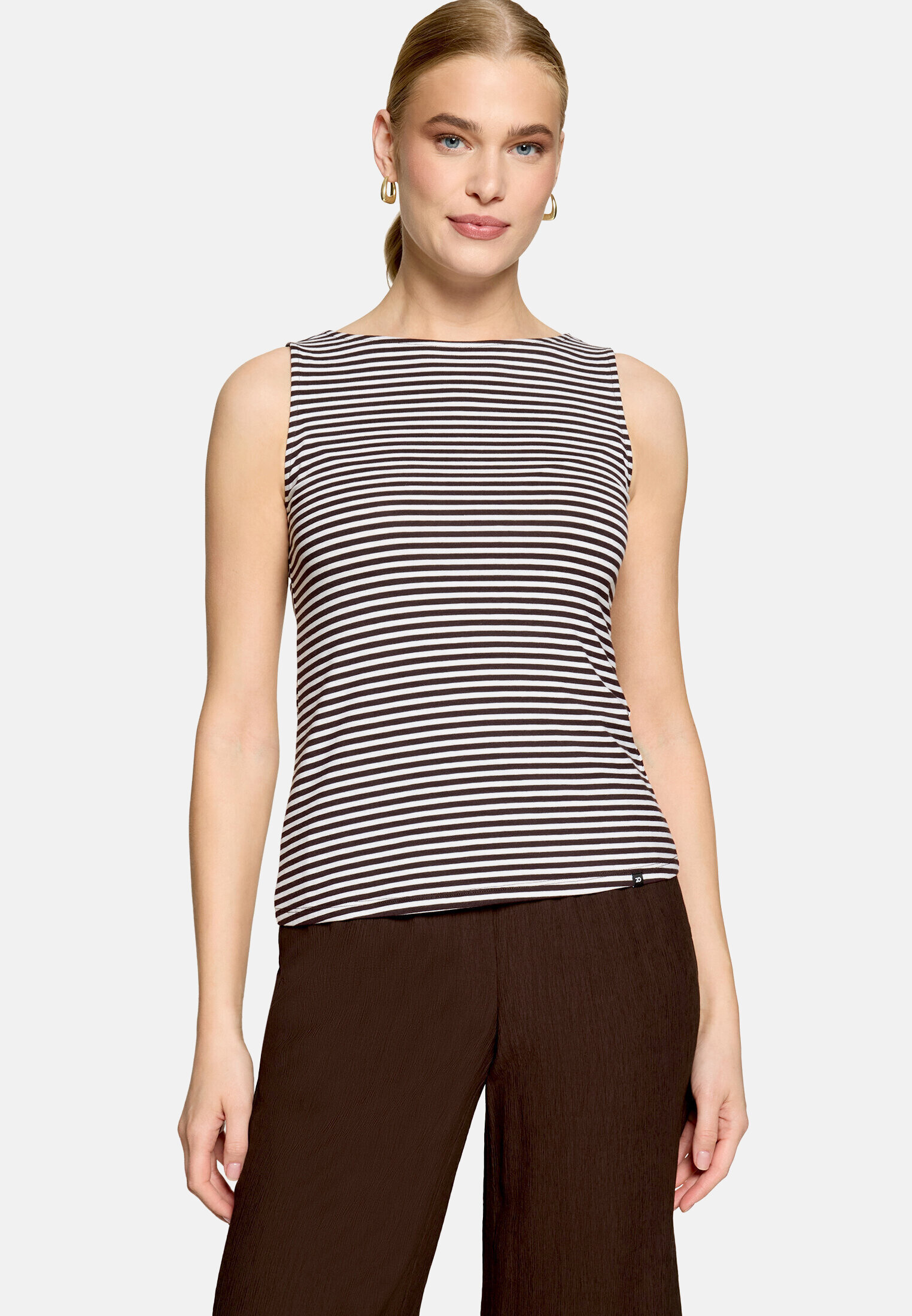 T-shirt basique à encolure bateau, ZERO