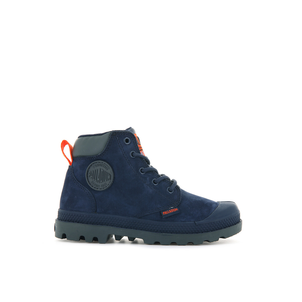 Bottines Pampa Hi Cuff Waterproof fourrées en cuir, PALLADIUM