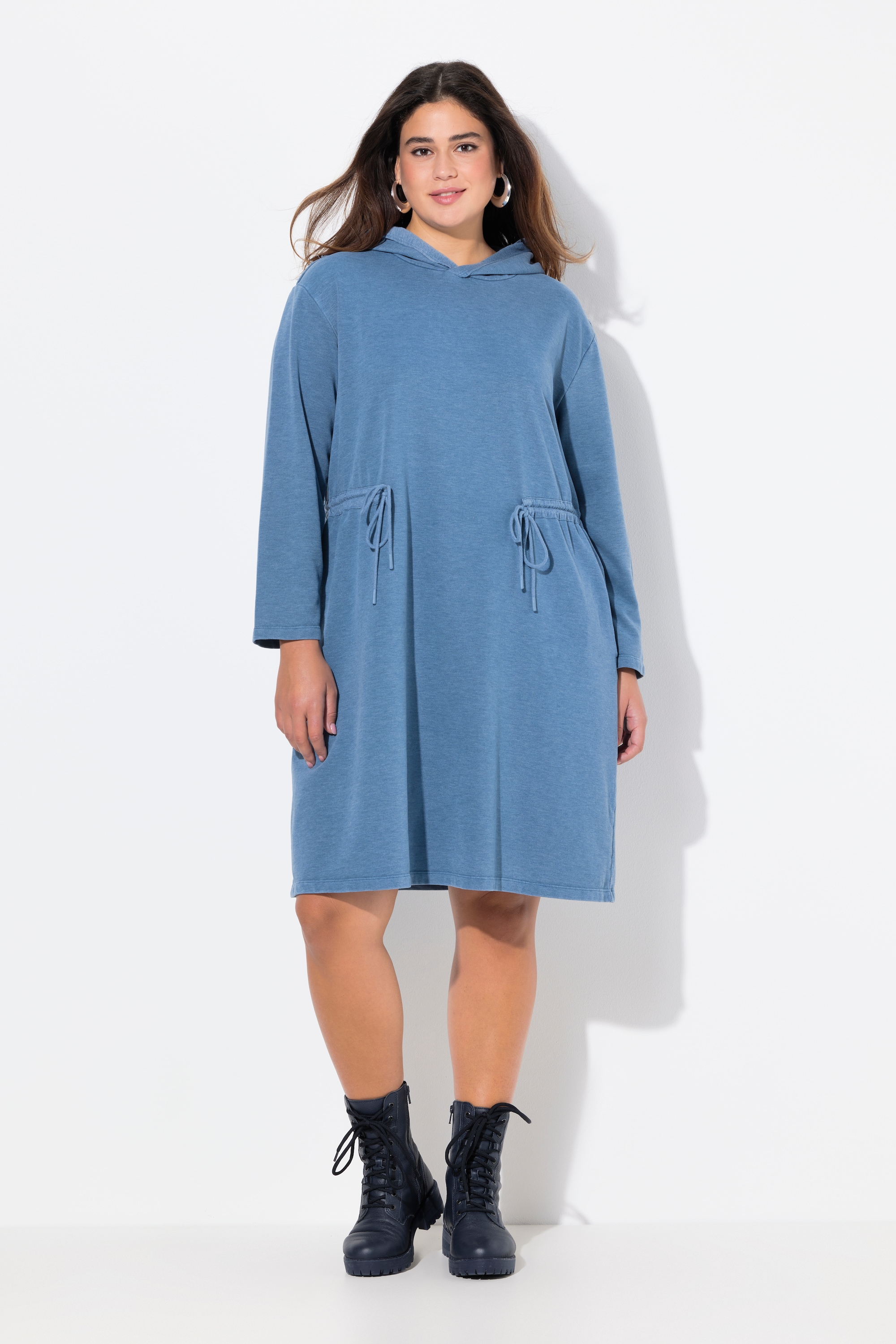 Robe en molleton à capuche et manches, ULLA POPKEN